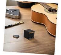 NIYANGLE Speaker Shaped Guitar Pick Holder Plastic Organizer for Acoustic Guitar Plectrum Storage and Display Compact Design for Musicians and Performances