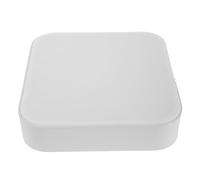 NIYANGLE Square Plastic Lampshade 23X23Cm Flush Mount Ceiling Light Cover White Mushroom Ceiling Shade for Office Bedroom Kitchen Balcony