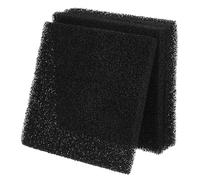 NIYANGLE Square Sponge Compost Bin Filter Pads 4Pcs with Activated Carbon Cotton for Kitchen Waste Bins Odor Control Easy Replacement for Indoor Composting