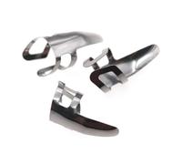 NIYANGLE Stainless Steel Forefinger Single Pick for Guitar and Bass - Ergonomic Anti-Rust Finger Plectrum Nice Shine, for Music Playing and Learning