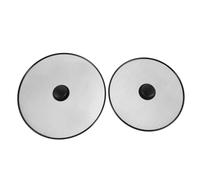 NIYANGLE Stainless Steel Oil Splash Screen Frying Pan Splatter Guard 29Cm 25Cm Mesh Grease Splatter Screen Anti-Splash Cooking Cover with Knob for Kitchen Cooking Protection