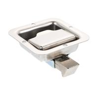 NIYANGLE Stainless Steel Panel Lock for Rv and Trailer Door Heavy Duty Flat Flush Latch with Extra-Thick Bolt Wear-Resistant Surface Secure Truck Toolbox and Camper Entry Includes Matching