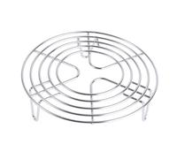 NIYANGLE Stainless Steel Round Steamer Rack Stand with Short Legs Multifunctional Cooking and Cooling Holder for Air Fryer and Pressure Cooker Steam Basket for Even Heat Distribution