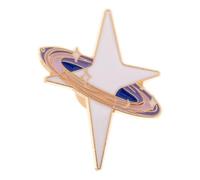 NIYANGLE Star Brooch Pin Crystal Shawl Clip for Women and Men, Sturdy Metal Enamel Pin Accessory for Clothing and Party Decorations