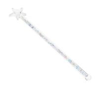 NIYANGLE Star Shaped Glass Stirring Rod Heat-Resistant Beverage Mixing Stick for Coffee Juice Cocktails Ergonomic Handle Smooth Polished Surface Easy to Clean