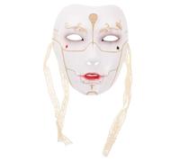 NIYANGLE Steampunk Masquerade Full Face Mask for Men, Hand Painted Abs Mechanical Mask with Concealing Identity and Portable Features, for Halloween and Role Play Parties
