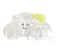 NIYANGLE Sturdy and Practical Hair Clips Made of Acetate Sheet A Chic Shape and Stylish Design, Claw Clips for Women Suitable for Eating and Taking A Shower in Beige Colour
