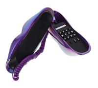 NIYANGLE Stylish Lip Shaped Corded Phone Landline Telephone with Abs Material and Easy to Use Feature, Charming Home Landline Phone Decoration for Props and Cabinets