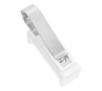 NIYANGLE Sun Visor Clip for Car Garage Remote, Universal Adjustable Keychain Holder in White, Secure Storage for Gate Remote and Car Accessories with Quick Setup