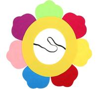 NIYANGLE Sunflower Hat Headwear, Felt Sunflower Costume Headgear, Funny Performance Prop, Easy to Wear and Take, for Company Celebrations and Weddings