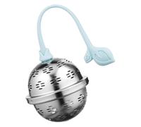 NIYANGLE Tea Strainer Infuser Seasoning Filter Stainless Steel with Silicone Handle for Marinating Meats Easy Cleaning and Leakage Proof and Hot Pot for Soup Lovers