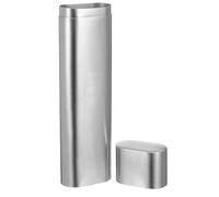 NIYANGLE Travel Cigar Case: Stainless Steel Airtight Tube - Waterproof Two Cigars Seal Box - Portable Cigarette Storage Case for Pocket