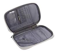 NIYANGLE Travel Document Holder Passport Bag Cards Holder Wallet Portable Data Bag for Men Dad Male Friends