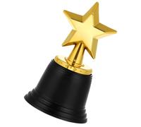 NIYANGLE Trophy Award Plastic Trophy Model Golden Simple Stylish Design Easy to Transport Versatile School Sports Competition Prize