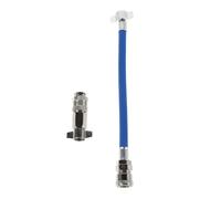 NIYANGLE Truck Air Intake Hose Connector Blue Rubber Air Tank Fitting Straight Pneumatic Quick Coupler