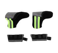 NIYANGLE Underarm Crutch Pads and Anti-Slip Hand Grip Covers 2 Sets 4pcs Breathable Moisture-Wicking Cushioned Crutch Handle Sleeves for Forearm and Grey