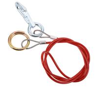 NIYANGLE Universal 1m Stainless Steel Trailer Breakaway Cable Heavy Duty Rv Tow Rope for Travel Trailers and Towing Safety