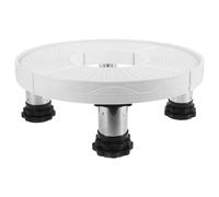 NIYANGLE Universal Plastic round Air Conditioner Base Stand and Adjustable Height Legs, Elevated Bracket with Strong Loadbearing Capacity and Versatile Shelf for Dryer Fridge Home