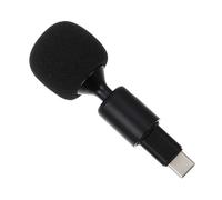 NIYANGLE USB-C Microphone Flexible Bendable Mic for Live Streaming Voice Calls with Sponge Cover and Ic Chip for Laptops Phones Tablets