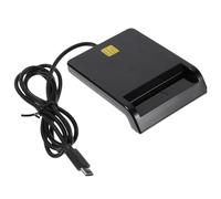 NIYANGLE USB Smart Card Reader for Dnie Atm Ic Id Cac Sim Cards, Type-c Portable Multi-function USB Reader Compatible with Windows Vista and X10.3+