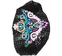 NIYANGLE Vintage Lace Bandana Headband for Women Good Decorative Effect and Safe Fabric Material, Elegant Black Hair Accessory Suitable for Proms and Anniversary Events
