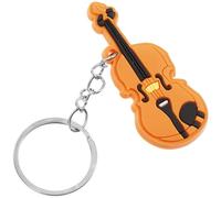 NIYANGLE Violin Key Holder Musical Instrument Key Chain Unique Stylish Plastic Zinc Alloy Versatile Pendant for Performers and Music Enthusiasts