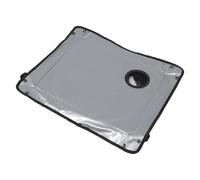 NIYANGLE Walker Tray Attachment for Seniors, Universal Folding Mobility Tray Table with Built-in Cup Holder, Anti-Spill Platform for Food, Drinks