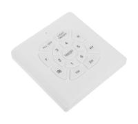 NIYANGLE -wall Fan Speed Controller and Light Switch Panel with 6-speed Control, Dual Mode Operation, and Timer Function for Ceiling Fans and Light Fixtures in Bedrooms and Home, White