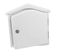 NIYANGLE Wall Mount Plastic Milk Box with Lock Drop Package Lock Box for Home Mail and Milk Bottle Storage Versatile Sealed Case for Families and Offices