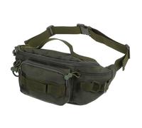 NIYANGLE Water Resistant Fishing Tackle Waist Pack with Adjustable Belt Unisex Organizer Bag with Water Bottle Pouch for Cycling Hiking Outdoor Adventures and Travel