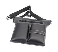 NIYANGLE Waterproof Hair Tools Waist Bag with Adjustable Wrist Wrap Pu Material Large Capacity Scissors Holder for Professional Use in Hair Salon
