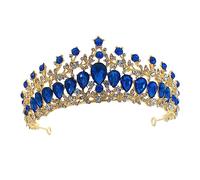 NIYANGLE Wedding Headdress Rhinestone Crown Hair Accessory for Bridal Shower Decorations
