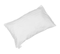 NIYANGLE White Pillow Protector 20x14 Inch Double Layer Cotton Cloth Pillowcase with Dual Zipper Closure, Breathable and Soft Liner, Keeps Pillow Insert in Place and Prevents Lumps