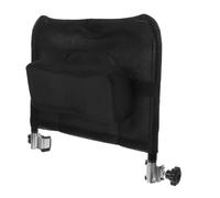 NIYANGLE Wide Style Wheelchair Neck Pillow with High Backrest and Lumbar Support Comfortable Expansion Cushion for Back and Headrest Black Wheelchair Accessory for Enhanced Stability and