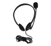 NIYANGLE Wired Over-ear Headphones with Microphone for PC and Laptop, Adjustable Plastic Headset with Volume Control, for Office and Conference Calls