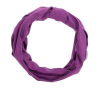 NIYANGLE Womens Elastic Headband for Sports Non Slip Broadside Hair Band for Yoga Running and Facial Cleaning Purple Comfortable Sweat Absorbing Fabric Fits All