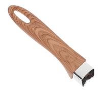 NIYANGLE Wood Grain Milk Pan Handle, Bakelite Pot Handle, Ergonomic Scald-Proof Grip Replacement for Frying Pan and Saucepan, Prevent Burns