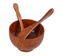 NIYANGLE Wooden Facial Mixing Bowl Tools for DIY Skincare Bowls Applicator Spoon and Spatula Making Kit for Preparation
