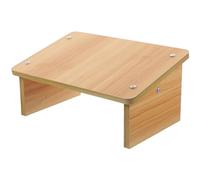 NIYANGLE Wooden Footstool Non-Slip Foot Resting Stool for Home and Office Use Step Stool Comfortable Support with Portable Design and Easy Foot Comfort Under Desk Relaxation