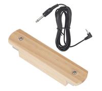 NIYANGLE Wooden Passive Soundhole Pickup for Acoustic Folk Guitar and Ukulele, No Drilling Required, Plug-In Vintage Style Pickup for Classical and Acoustic Guitars, Natural Wood Color with