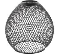 NIYANGLE Wrought Iron Hollow Lampshade Metal Cage Vintage Pendant Light Ceiling Shade for Dining Room and Home Industrial Wire Mesh Light Cover