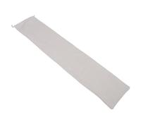 NIYANGLE Yoga Mat Storage Bag Drawstring 54x11 Inch Oxford Cloth | White Textured Finish, Reinforced Seams, Floor-friendly Upright Hold, for Campers and Picnic Storage