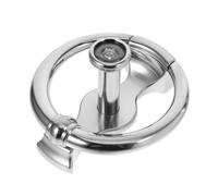 NIYANGLE Zinc Alloy Front Door Security Knocker Theft-Resistant Ring Design Easy Installation Impact Protection for Various Door Types Home Entry Safety