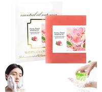 Niyantang Soap, Honey Rose Oil Control Essential Oil Soap, Natural Bar Soap For Face & Body, Moisturizing & Soothing Gentle Cleanser Soap for All Skin Types (1, Peach)