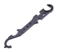 NIYATA 1 Pc AR-15/M4 Steel Armorer's Wren-ch for Removal and Installation of AR-15/M16 Barrels/AR15/M4 Stock Combo Wren-ch,Steel Armorer's Wren-ch,Wren-ch for Removal and Installation,Wren-ch Barrel