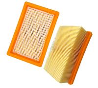 NIYATA 2 Pack Filter Replacement Parts for Karcher WD4 WD5 WD6 MV4 MV5 MV6,Wet & Dry Vacuum Cleaner Accessories,Flat Pleated Premium filter for Karcher