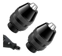 NIYATA 2pcs 4486 Drill Chuck Kit for Dremel, 0.8-3.2mm Keyless Drill Chuck, Quick Change Rotary Tool Chuck, Compatible with Dremel 4486 3000 4000 7700 8200, Electric Grinding Accessories