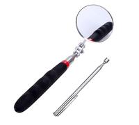 NIYATA 2Pcs Large Telescopic Inspection Mirror Set,Automotive Telescopic Inspection Mirror,Stainless Steel Inspection Mirror Telescopic,50mm Mirrors with 1.5lb Extendable Magnetic Pick Up Tool
