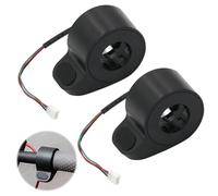 NIYATA 2pcs Thumb Throttle Accelerator for Electric Scooter, Compatible with Xiaomi M365, 1S, Pro2, Ninebot G30, Universal Finger Speed Control, Durable Throttle Accessories (Black)