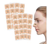 NIYATA 60PCS Magnetic Nose Strips, Anti Snoring Nasal Strips for Breathing Aid,Magnetic Nasal Patch for Home,Travel,Hotel Use,Non-Invasive Snore Solution
